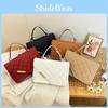2023 Ladies Handbag Sweet Style Embroidered Shoulder Bag