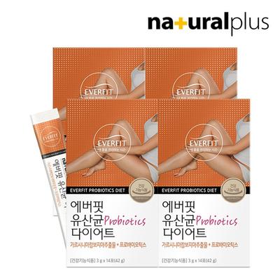 EVERFIT Lactic Acid Bacteria Diet 14 Packets 4 Boxes / Breast Milk-derived Lactic Acid Bacteria Garcinia