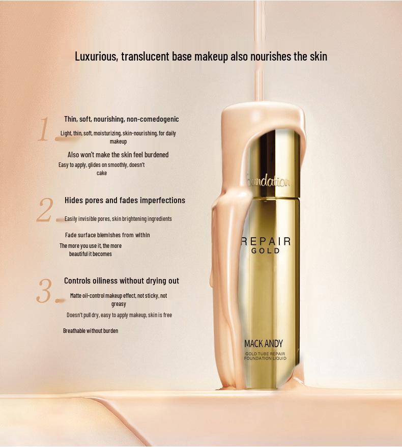 Mark Andy Golden Diamond Revitalizing Long-Lasting Moisturizing Foundation