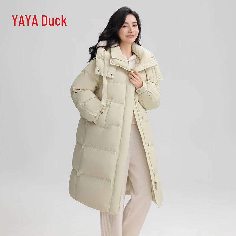 

Женский длинный пуховик с капюшоном YAYA (Коллекция 2024 года) L