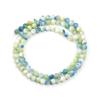 4 6 8 10 12mm Natural Persian Jade Stone Beads Blue Yellow Mixed Round Loose Beads For Jewelry Making DIY Bracelets Necklace
