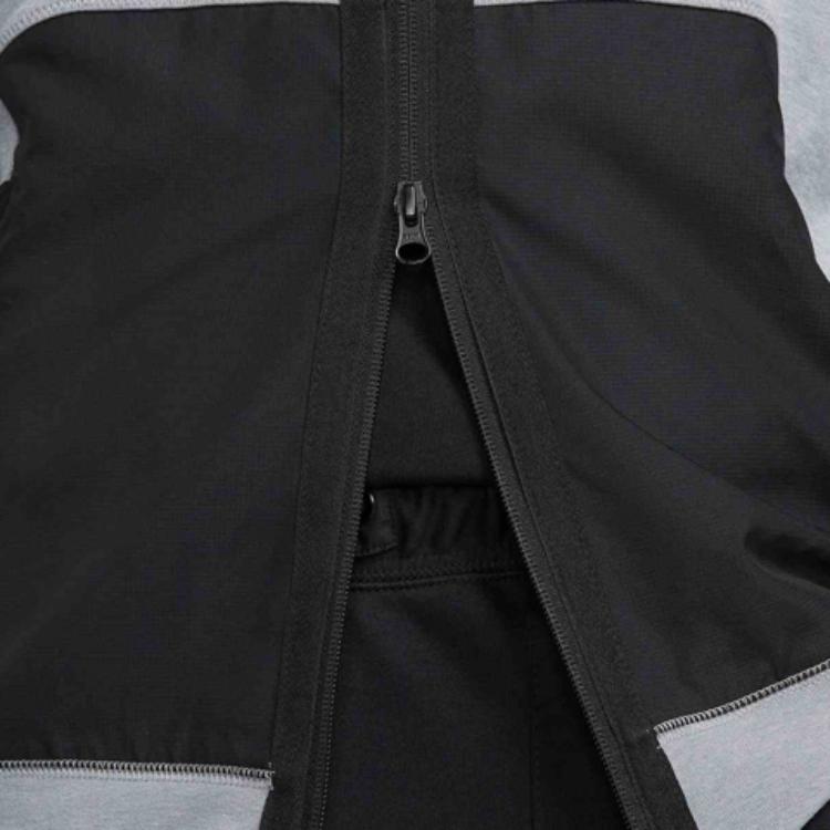 Jordan Sudadera Deportiva con Capucha y Bolsillo de Contraste para Hombre Tops Gris Carbón DJ0876-091