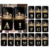 Diamond Crown Letter Phone Case for Samsung Galaxy A73 A13 A22  A32 A71 A33 A52 A53 A72 A73 A51 A31 A23 A34 A54 A52 A53S Funda
