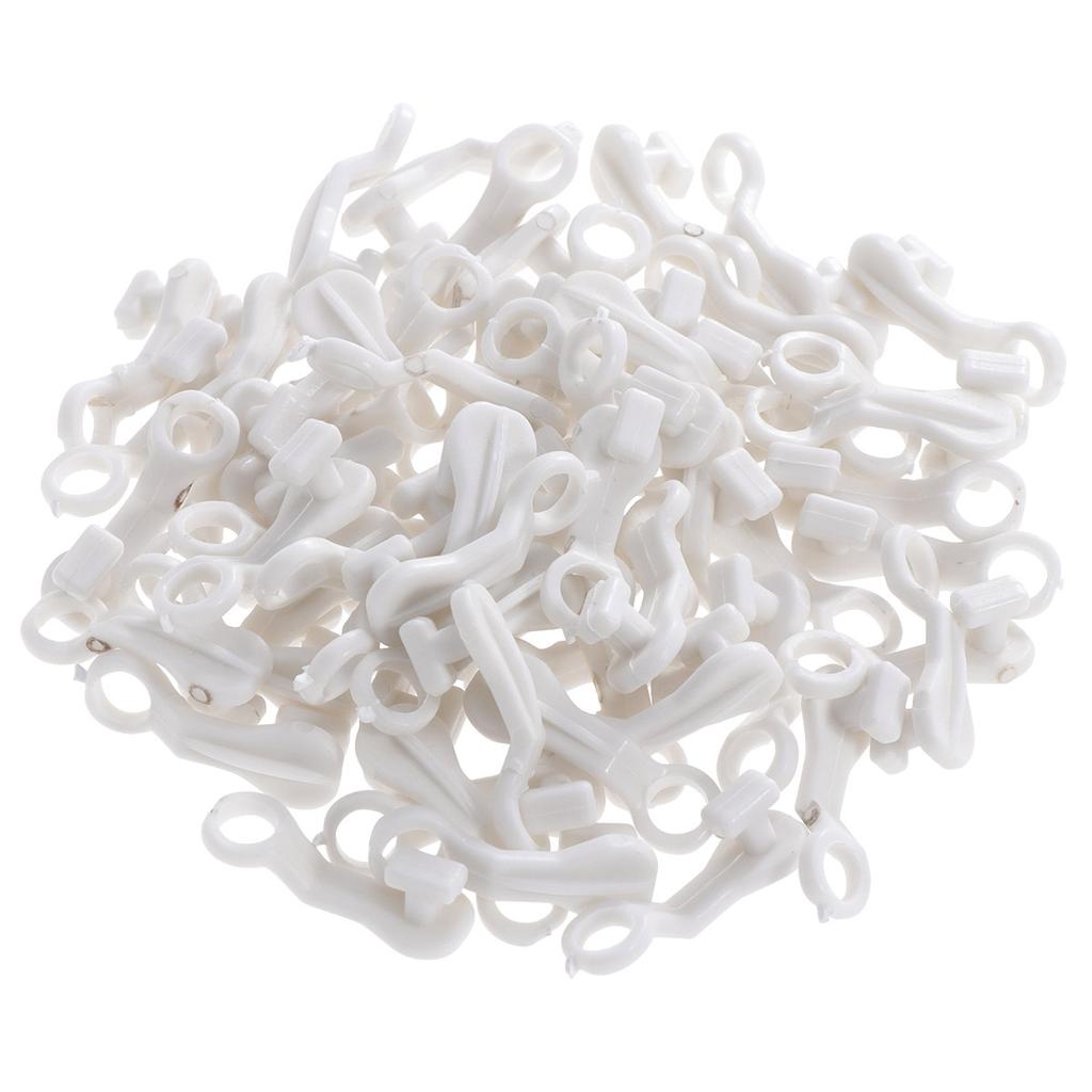 50Pcs Curtain Track Gliders Good Quality Plastic Easy To Use and Remove for Window Door Shower Curtains Curtain Hooks