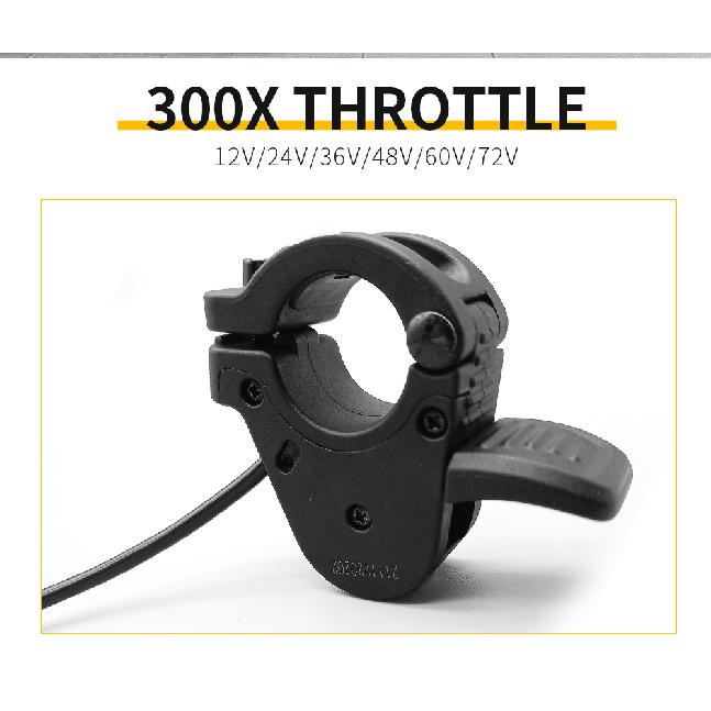 Ebike Thumb Throttle WUXING 300X Right/Left Hand Throttle for 24V 36V 48V 72V Electric Bicycle Accelerator Throttles 2