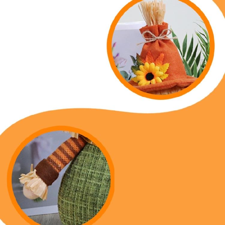 Seasonal Ornament Scarecrow Doll Decorative Figurine Holiday Festival Decor Party Supply Harvest Festival Kitchen Layout
