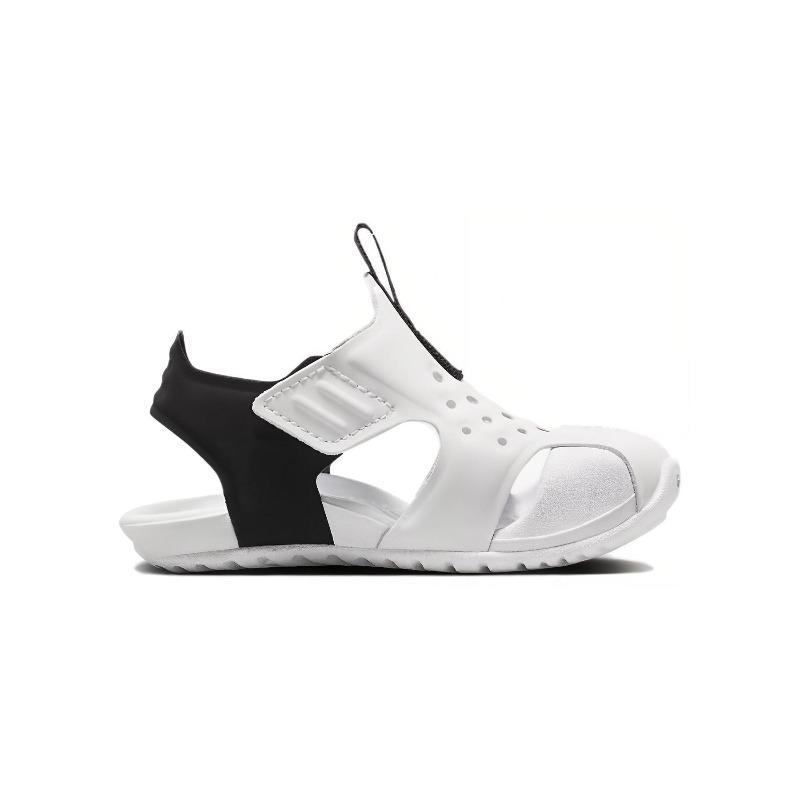 Nike Sunray Protect 2 Low Top Toddler Shoes White Black 943827-100