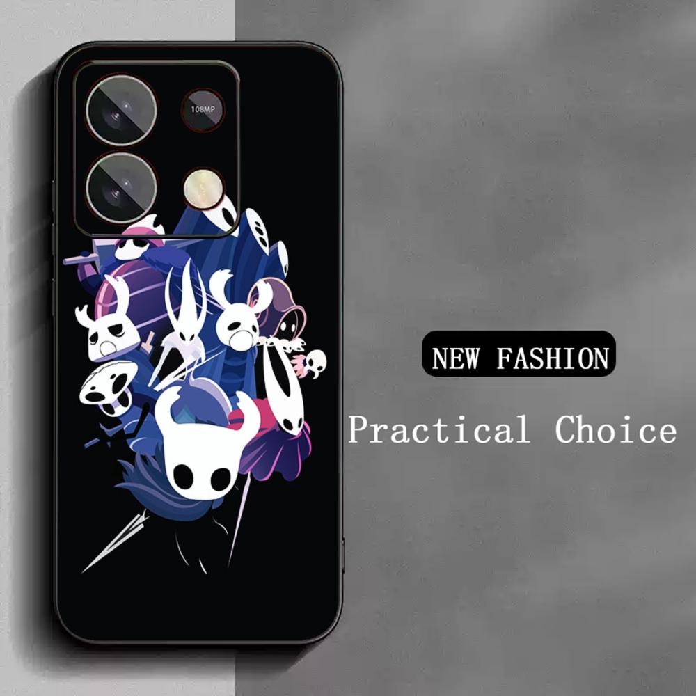 Hollow Knights game fashion pattern Phone Case For Redmi Note 14 13 12 11 Pro Plus S 5G 14C A3 Soft Black Phone Cover