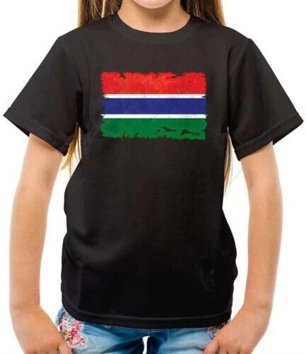 

The Gambia Grunge Flag Style - T-Shirt - Banjul - Country - Travel - Flags 140