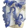 13 Cm X 1 Yard Pleated Fabric Three-Dimensional Pleated Colorful Gradient Crepe Fabric Iridescent Gradient Accordion Fold