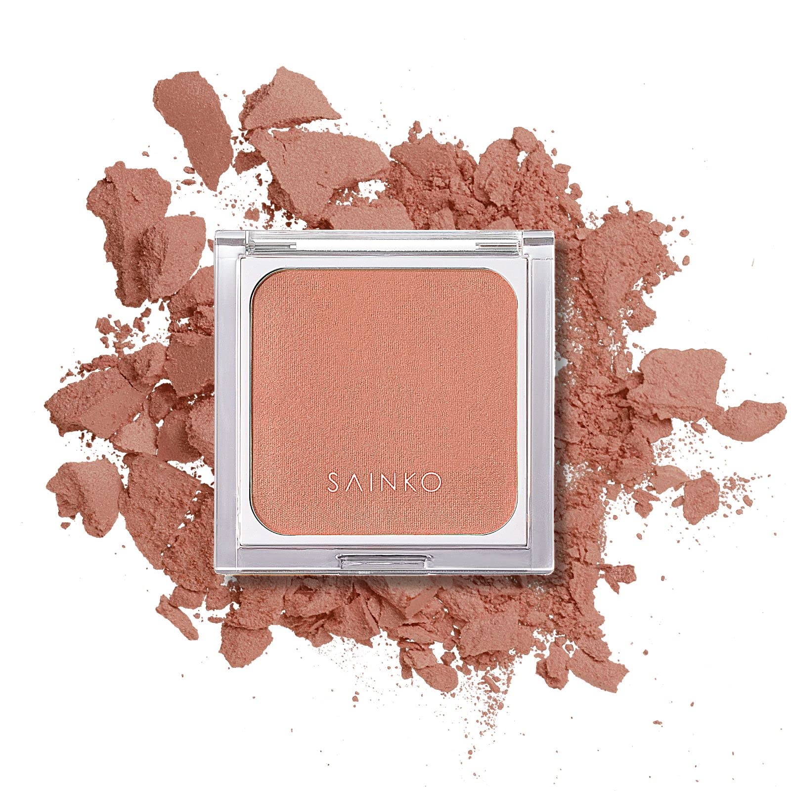 

SAINKO Chinese Cosmetics Cheek Blush - Pink Brown - Matte Finish - Adds a healthy flush and glow [Blends into the skin] - Delicate Powder -