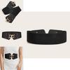 Style Metal Waist Belt With Alloy Buckle For Women Dresses And Coats