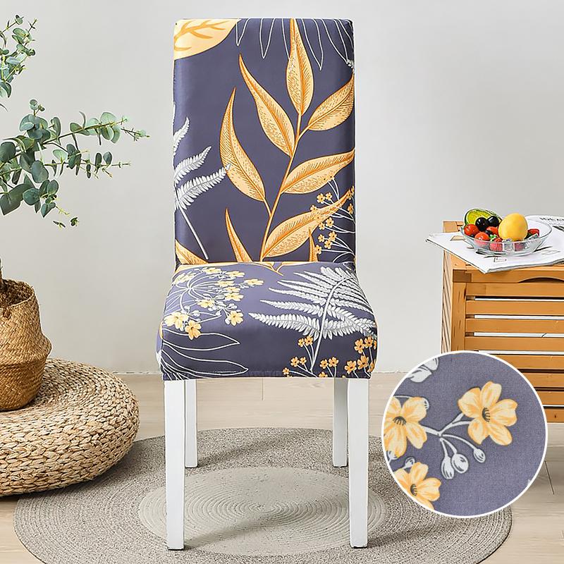 Dining Chair Slipcover,High Stretch Removable Washable Chair Seat Protector Cover for Home Party Hotel Wedding Ceremony 4/6pcs