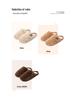 2025 Autumn/Winter Warm Plush Cotton Floor Slippers - Solid Color Home Comfort for Postpartum