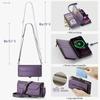 Crossbody Wallet Case for iPhone 17 Pro Max/17 Pro/Air, RFID Blocking PU Leather with 7-10 Card Holder, Wristlet Shoulder Strap