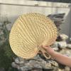 Vintage Palmblad Ventilator Handgemaakt Ademend Natuurlijke Koelventilator voor Tiki Feest Buiten Bijeenkomst