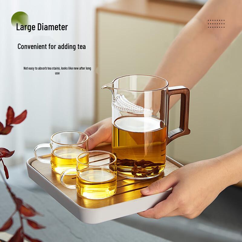 High Borosilicate Glass Moon Crescent Tea Infuser Cup