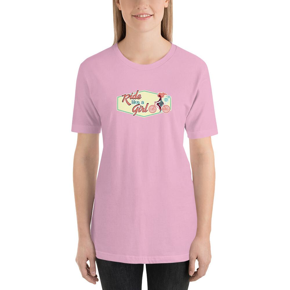 Ride Like A Girl Short-Sleeve Unisex T-Shirt XXXXL