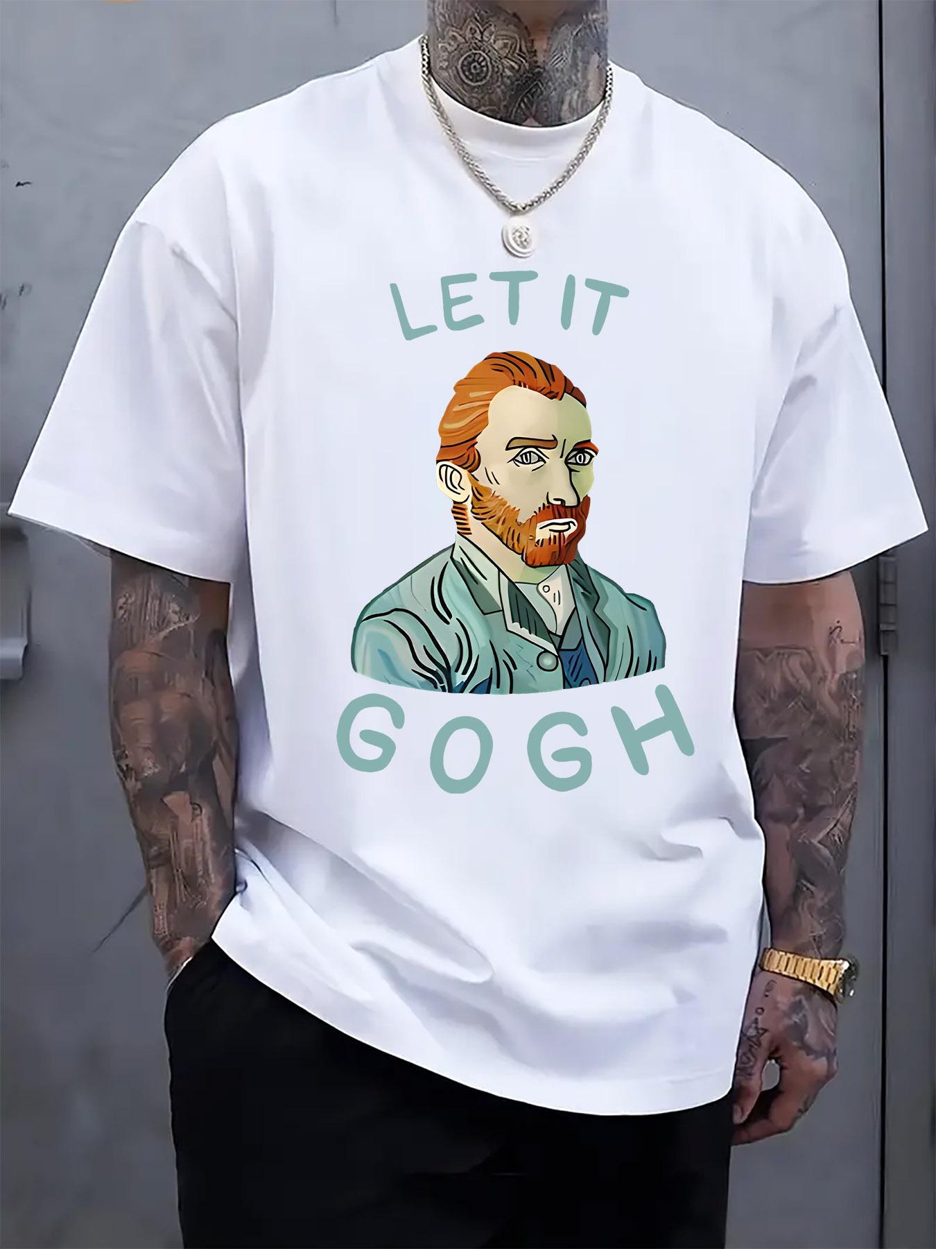 Van Gogh Starry Night Graphic Tshirt - LET IT GOH Artisti... M