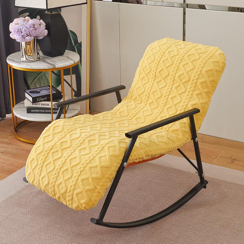 

solid jacquard plush Single recliner cover,one-person lounge chair cover, 1pc (1-seat)