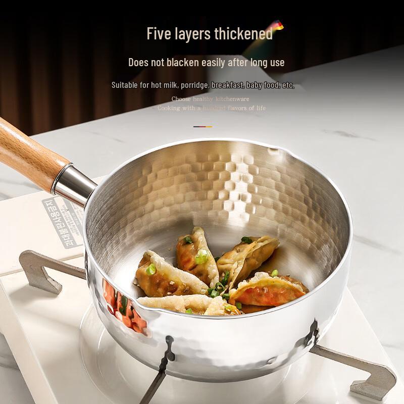 Japanese Style 316 Stainless Steel Yukihira Multi-Purpose Pot