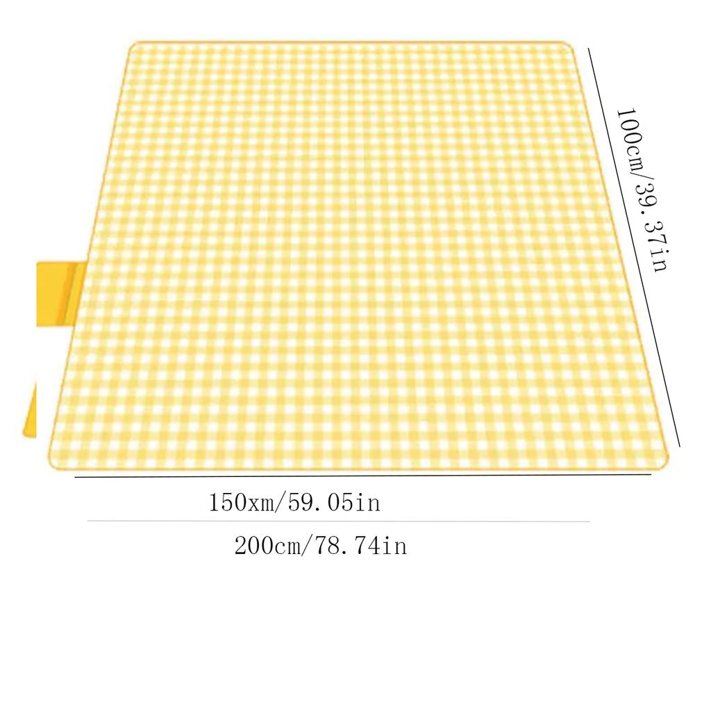 Waterproof Portable Picnic MatDurableNonWoven MaterialIdeal forOutdoorCamping and Beach Trips