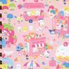 Sanrio B7 Ring Note Sanrio Characters X 10 X Character 091723 12.8 1.5cm