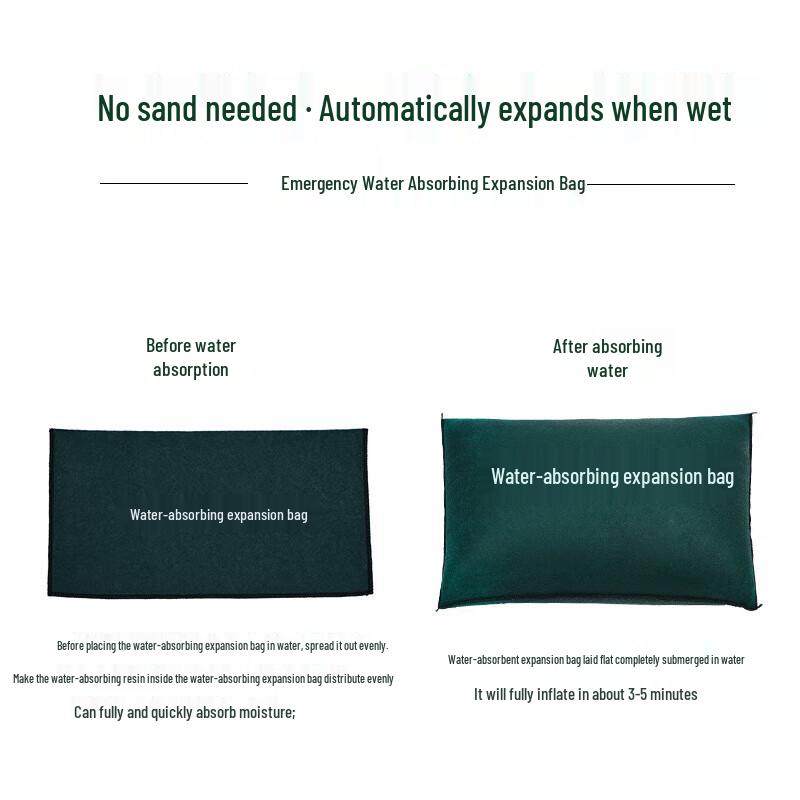 Water Absorbent Flood Barrier Sandbag