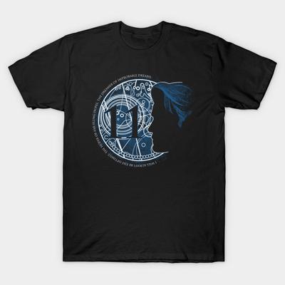 Men Black Print T-shirt Time Word No.11 No-Cut Transfer Paper Print Cotton Tshirt