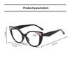 Men Women Fashion New Cat Eye Full Frame Reading Glasses Stylish Personalized High Definition Anti-Blue Light Farsighted Glasses