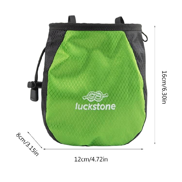Climbing Chalk Bag Drawstring Closure Bag Nonslip Chalk Bag Bouldering Chalk Bag