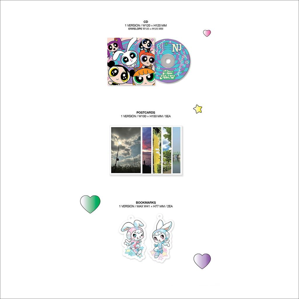 NewJeans Get Up THE POWERPUFF GIRLS X NJ Box ver.(Standard B Ver.)