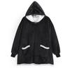 Wearable Blanket Hoodie for Men Oversized Hooded Blankets Sweatshirt Cozy Warm Fleece Blanket with Sleeves Adults Winter House Robes With Pocket