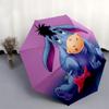 Disney Eeyore,Donkey,Sadness Manual Opening and Closing Umbrella - 8-Rib Reinforced Folding Design, Lightweight and Portable, Suitable for D