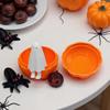 Halloween Pumpkin Decorations 3D Printed Dark Pumpkin Head Cosplay Prop Ghost Collectible Display Holiday Decor For Porch Yard