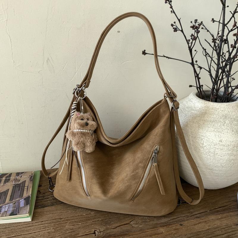 Retro fashion casual tote bag women's winter new large-capacity backpack to work commuter women's bag