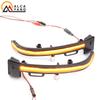 For Peugeot 308 Light 2013- No Error 2PCS LED Dynamic Side Mirror Blinker Lights Sequential Flowing Turn Signal Lamps