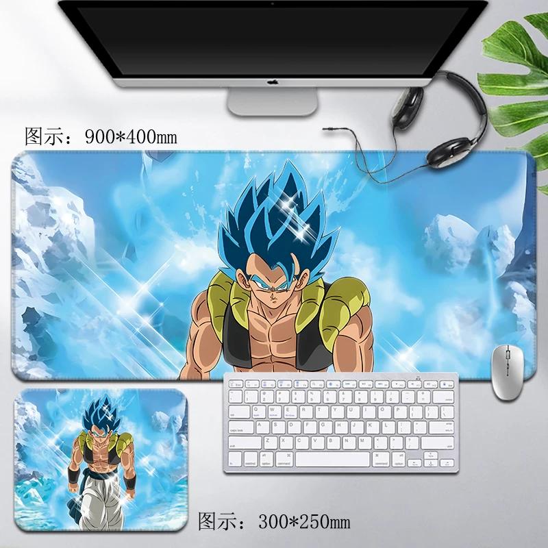2025 Man Mouse Pad Super Popular Dragon Ball Mouse Pad Son Goku Printing Pattern Large Gaming Keyboard Office Desk Mat Super Saiyan Animation Desk Mat