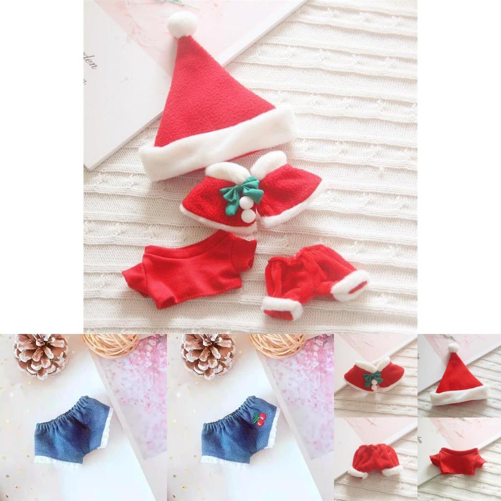 Adorable Christmas Doll Costume Set Featuring 20cm Santa Outfit With Hat And Pants