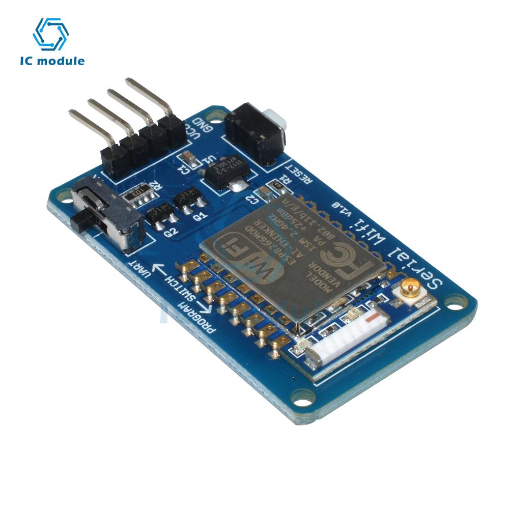 ESP8266 ESP-07 Serial WiFi Module V1.0 Wireless Adapter with PCB Antenna for IoT DIY Projects