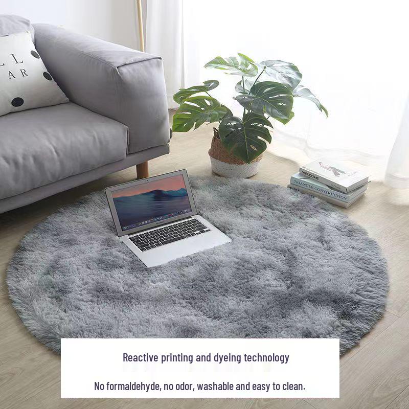 Round Carpet for Bedroom, Living Room, Chair, or Cloakroom