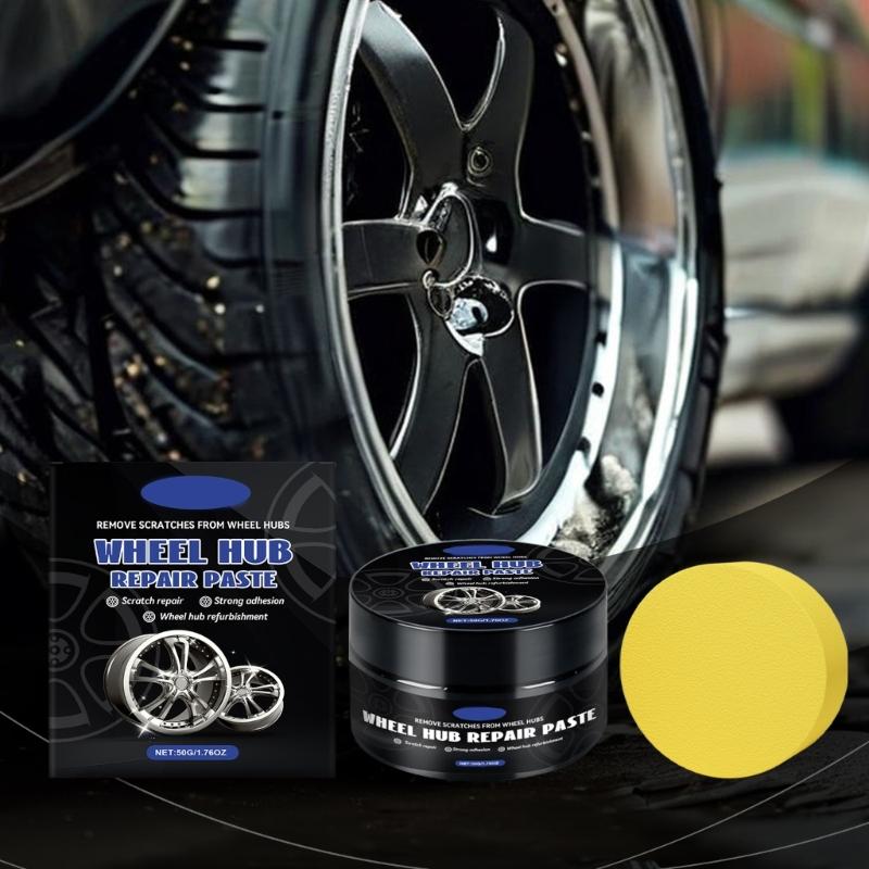 Tire Rims Scratch Paint Repair Paste Car Wheel Rims Maintenance Scratch Refurbishment Paste Wheel Hub Detailing Accessory