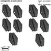 10*Door Window Guides Retainer Clips For Buick Cadilla Chevrolet Pontiac