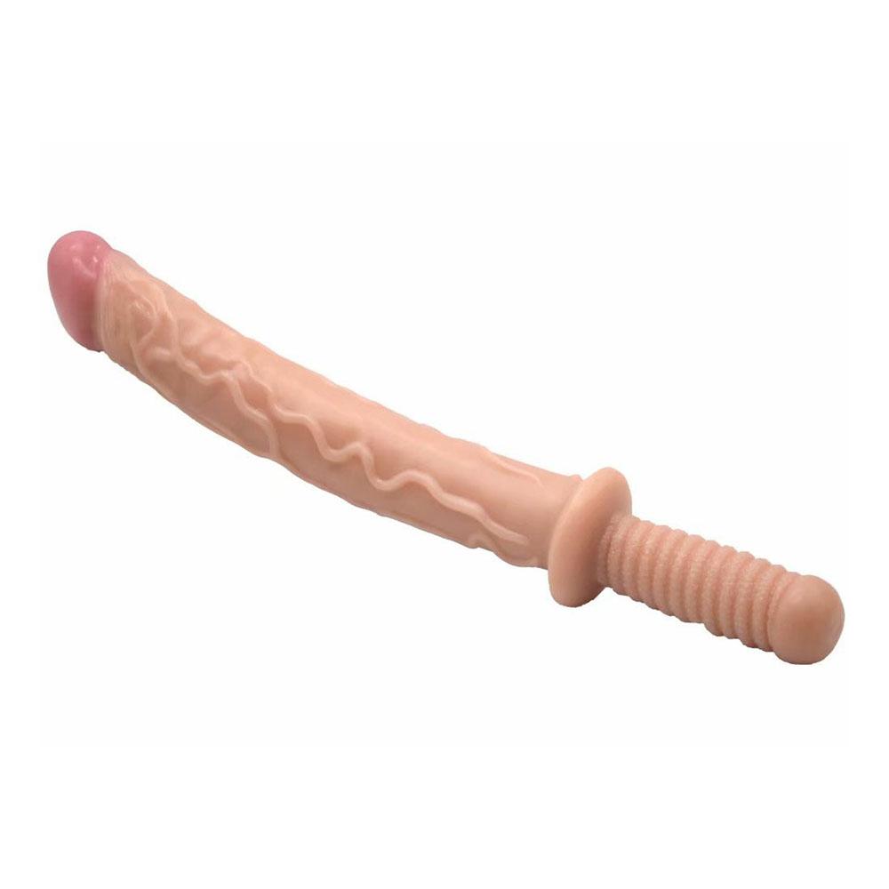 Bulky Dildo with Handle Dildo Long Masturbator Anal Plug Adult Sex Toys  Realistic Penis Monster Dick BDSM Fisting