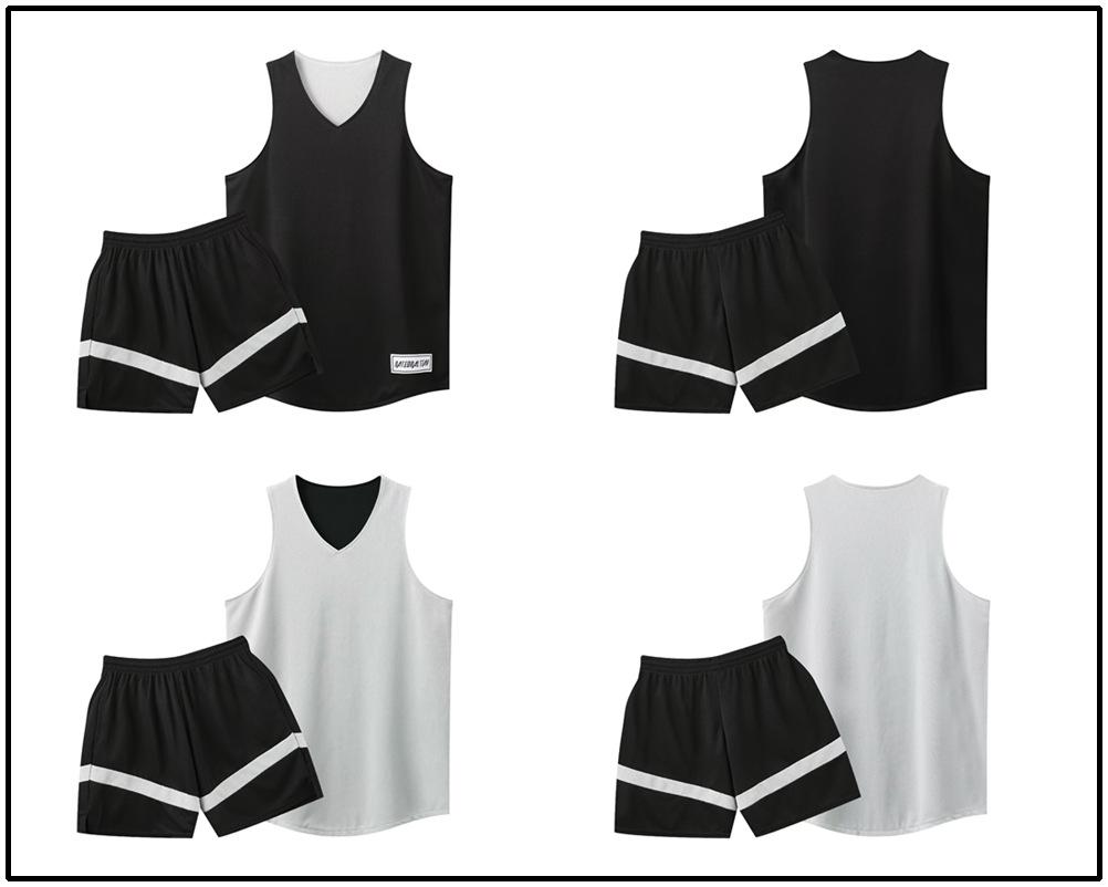 

327 American Double-Sided Basketball Suit Men S And Women S League Jerseys And Shorts Summer Training Competition Training Adult M-6Xl M/155