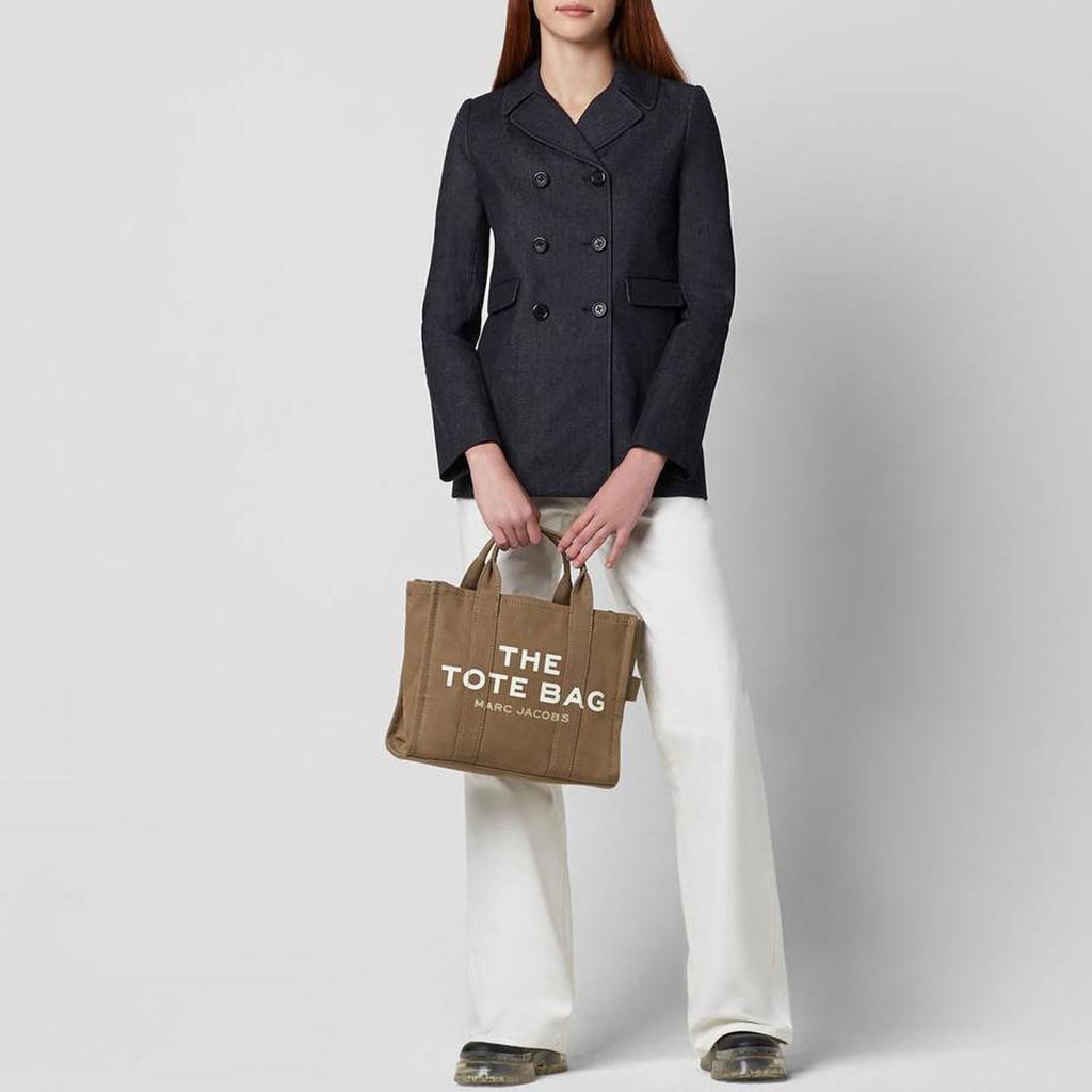 Marc Jacobs Commuter Letter Logo Fabric Tote Bag Women Tote Bags Black M0016161-GN