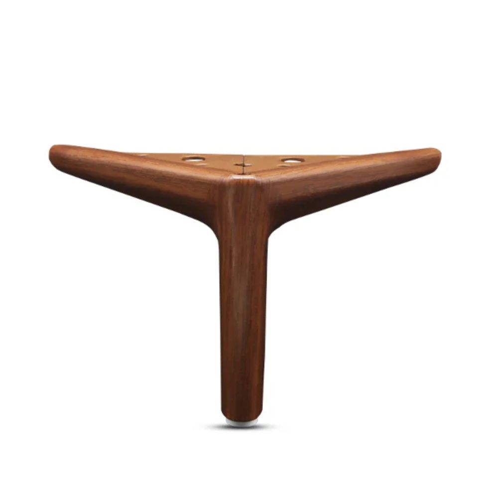 Gambe Rinforzate per Mobili Colore Noce Gambe di Supporto per Mobili TV Ferramenta Gambe per Tavolino da Caffè Tavolino da Tè