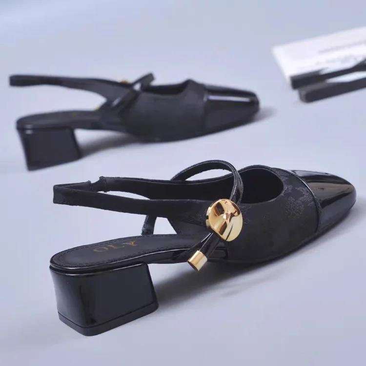 Móda Dámské Hedvábí Satén Silné podpatky Hranaté prsty Dámské Sandály Růžové Vysoké podpatky Luxusní Sandály Dámská Návrhářka