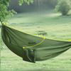Camping Equipment Hammock Anti Rollover Swing Portable Storage Nylon Parachute Fabric Single and Double Size Outdoor Camping Hiking Garden Hammock