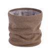 New winter warm scarf outdoor sports outer neck cover couple solid color velvet cover